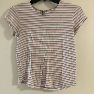 Dainty striped baby tee